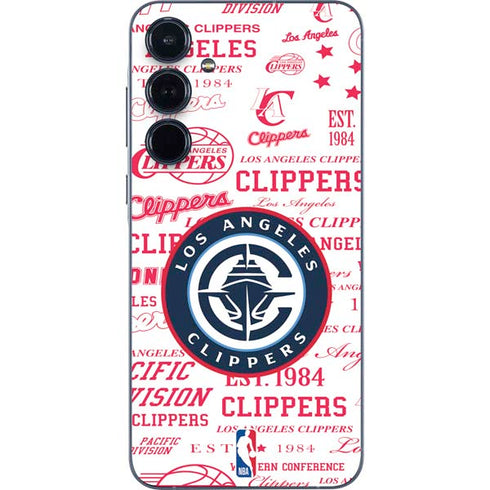 NBA Los Angeles Clippers Blast Logos Galaxy A35 5G Skin